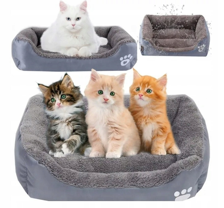 Cat dog bed orthopedic waterproof pillow small 40x50cm Manufacturer code Legowisko dla psa kota ortopedyczne czarne