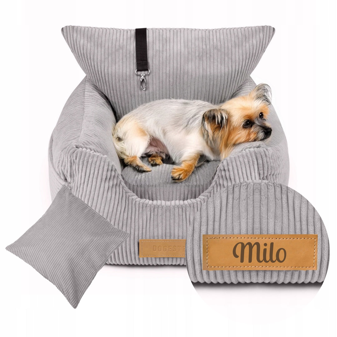 Cat dog transporter car seat + Engraving name FREEBIE