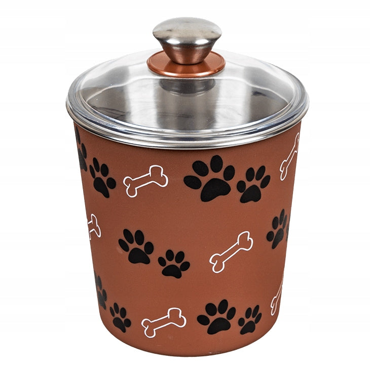 Cat food container Happet 1,9 l metal sealed lid
