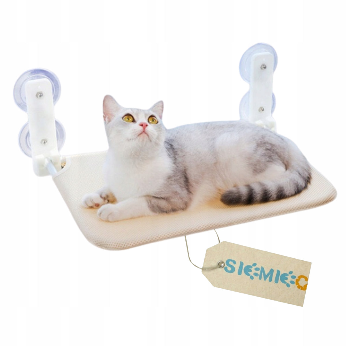Cat hammock for window - 52x30 bed, perfect for observing the environment!