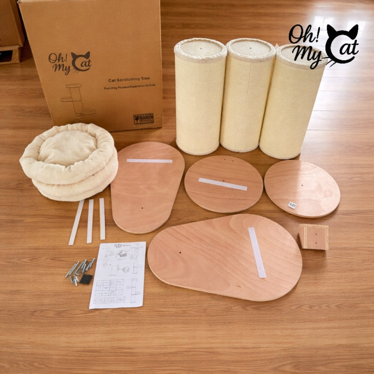 Cat scratcher 182cm LARGE High THICK SISAL~30cm NATURAL PARADISE OhMyCat Manufacturer code -01-WP-CTL-01