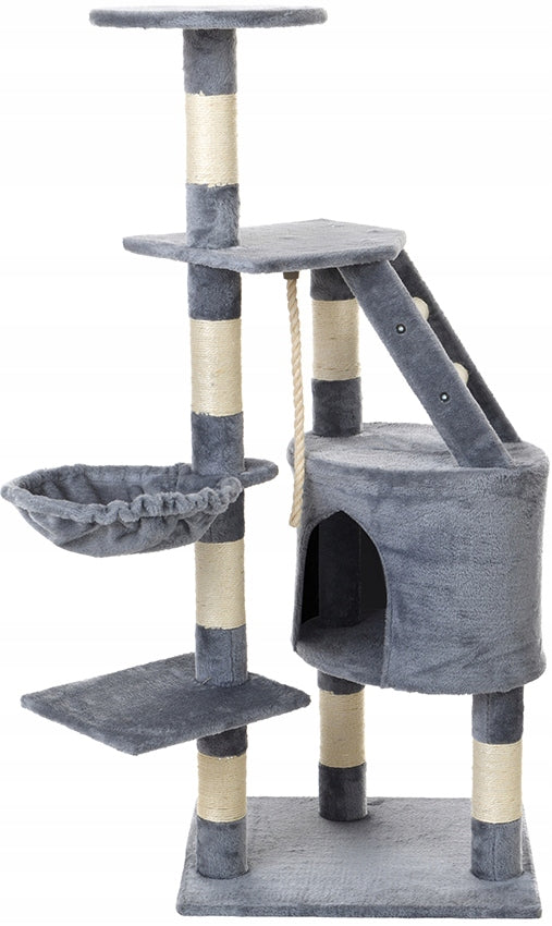 Cat scratcher FUNFIT tower cottage rope sisal ladder 120 cm Trade name DRAPAK 5 POZIOMÓW FUNFIT
