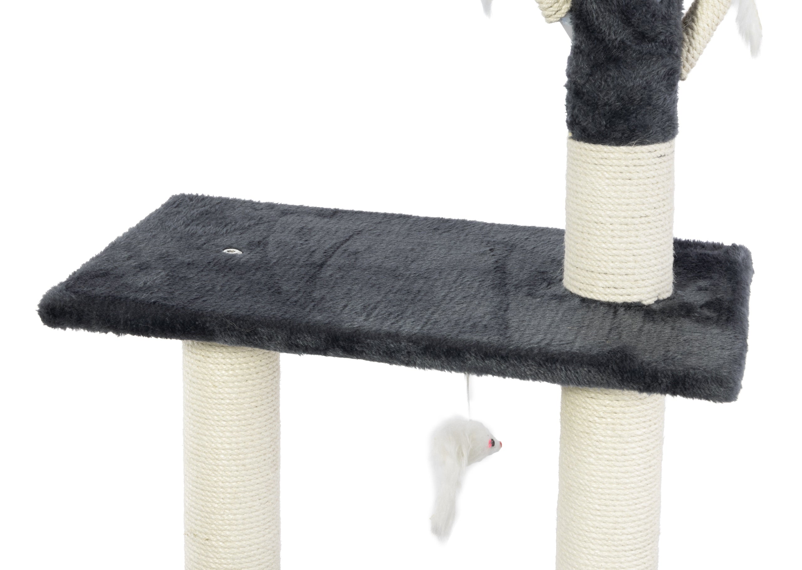 Cat scratcher High Multi-level VERDANO PETS 138 cm Dark grey Color gray