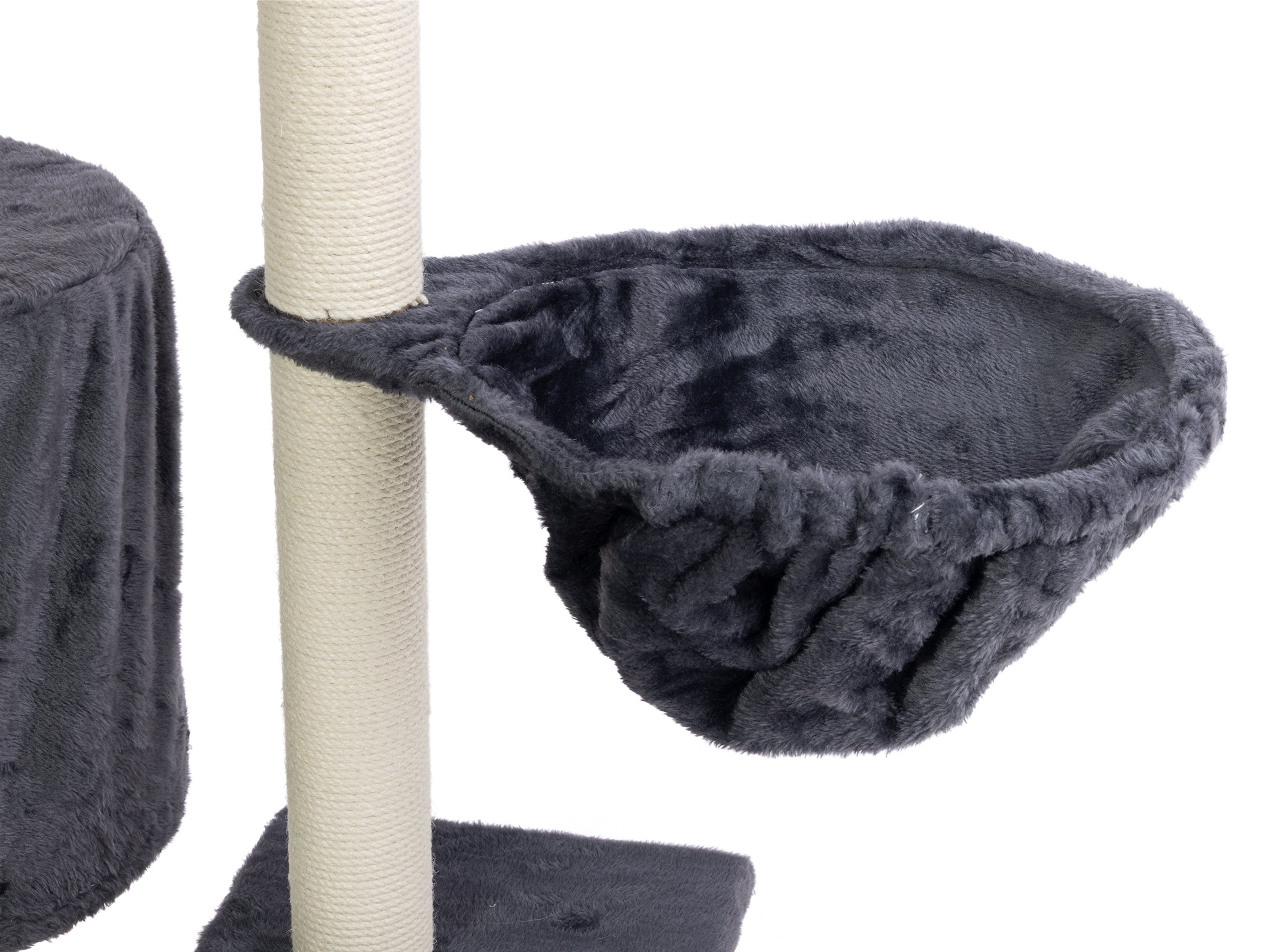Cat scratcher High Multi-level VERDANO PETS 138 cm Dark grey Height (cm) 101 - 160 cm