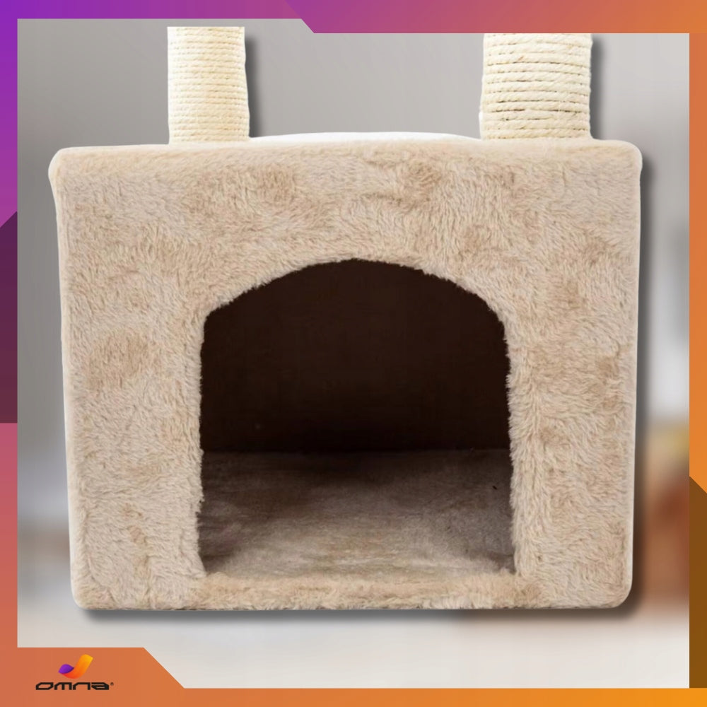 Cat scratcher large tall tree house booth bed post mouse roller Height (cm) 61 - 100 cm