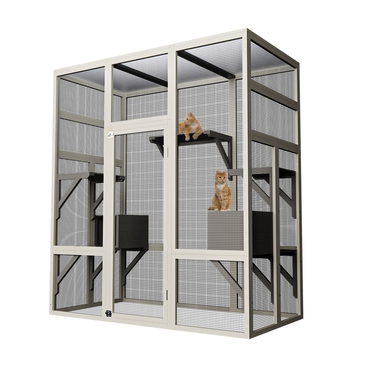 Catio Cat House, 5 Multi-Level Platforms, 2 Hideaway Rest Box, 160x82x178cm Packaging status original
