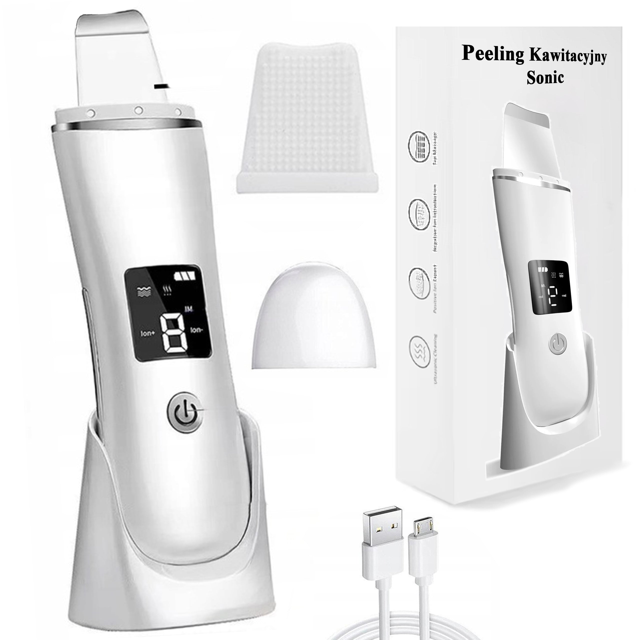 Cavitation Peeling 5in1 Wireless Face Jonopheresis Smooth Skin