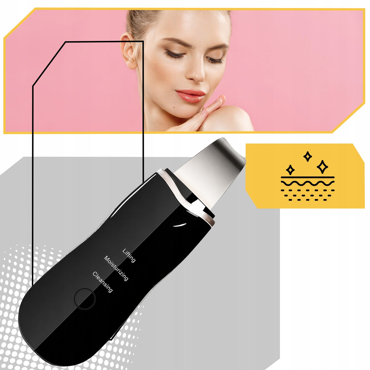 Cavitation Peeling Facial Cleansing Device Ultrasonic 5in1 Medical device no