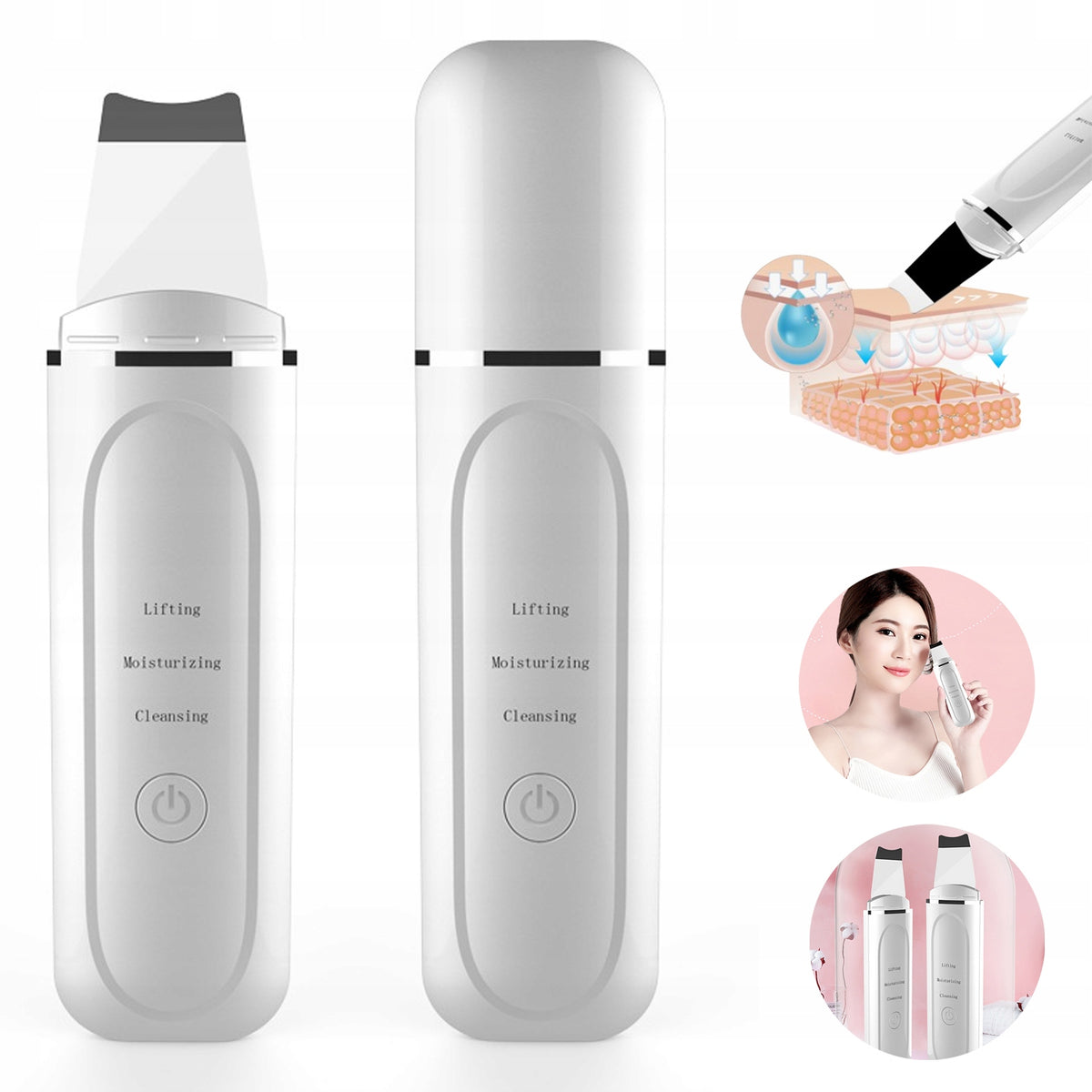 Cavitation Peeling Iontophoresis Sonophoresis Currents 3In1 High Power 1.5W
