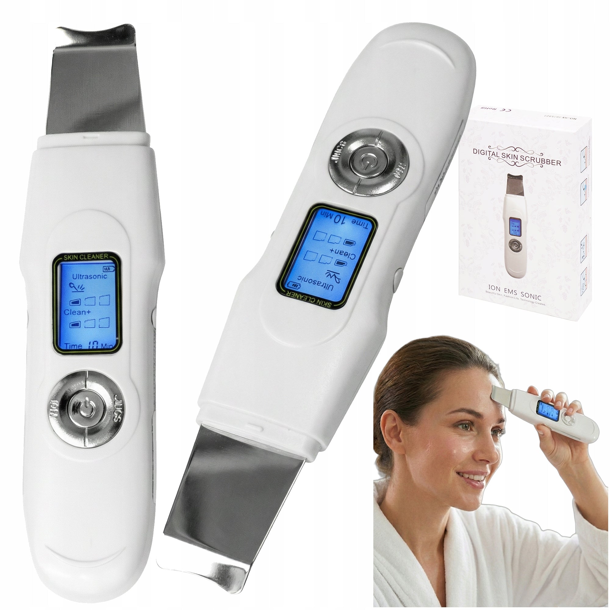 Cavitation Peeling Wireless Face Device EMS Ionization 5in1