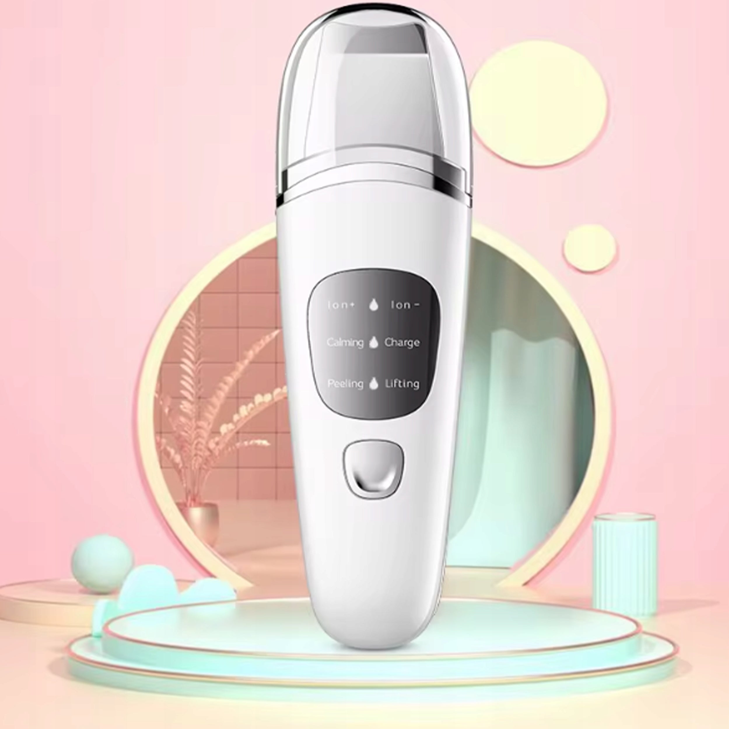 Cavitation Peeling Wireless Face Device Ultrasonic 5in1 Packaging status original