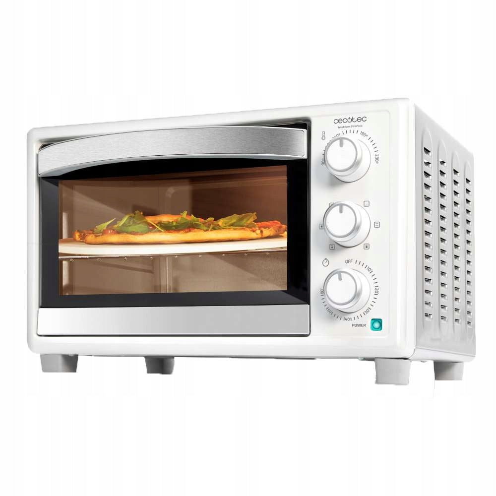 Cecotec Bake&Toast 2600 White 4Pizza Mini Oven Stone for Pizza White