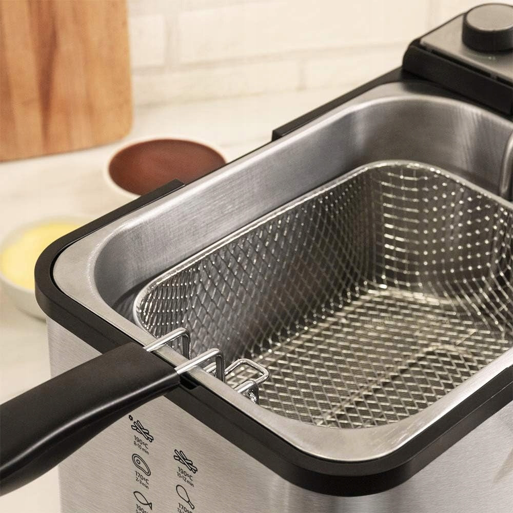 Cecotec CleanFry 3000 air fryer 3L 2400W stainless steel timer OilCleaner Model Inny