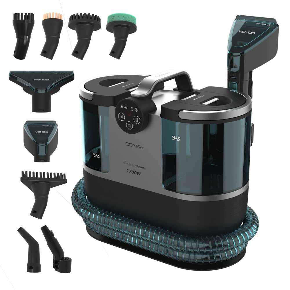 Cecotec Conga 7000 Carpet&Spot Clean Steam XXL Pro Vacuum Cleaner with Steam Function