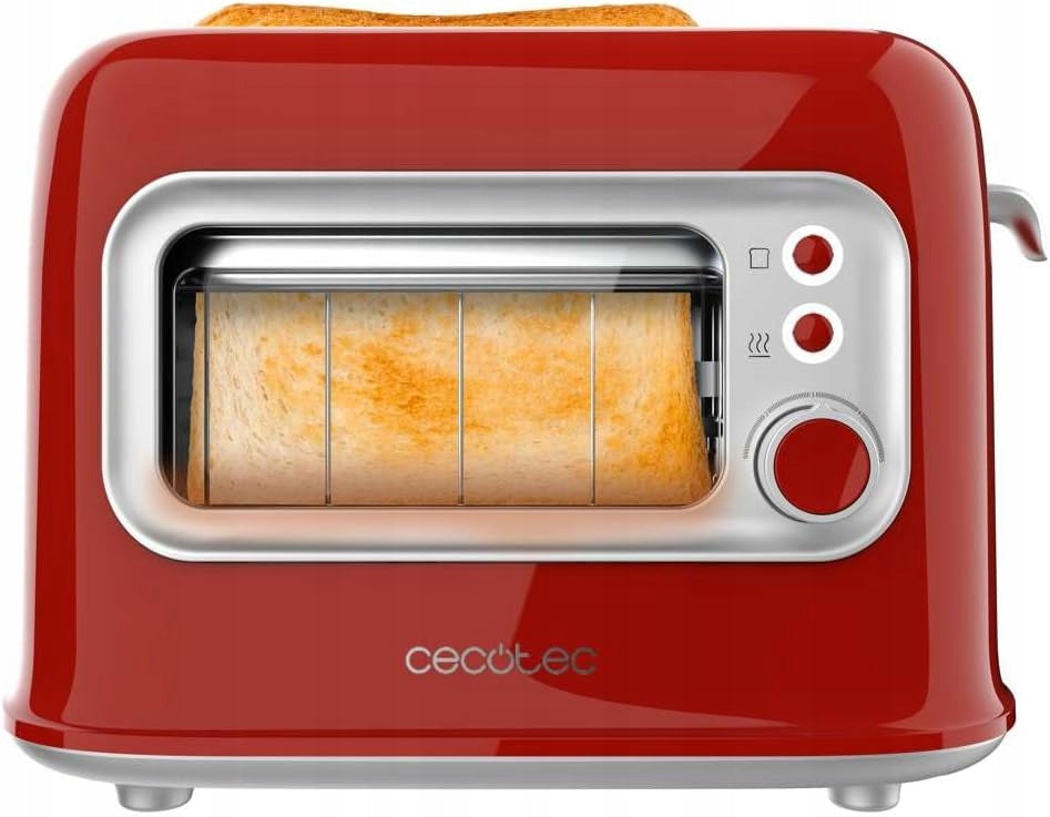 Cecotec RetroVision Red 700 W toaster Packaging status original