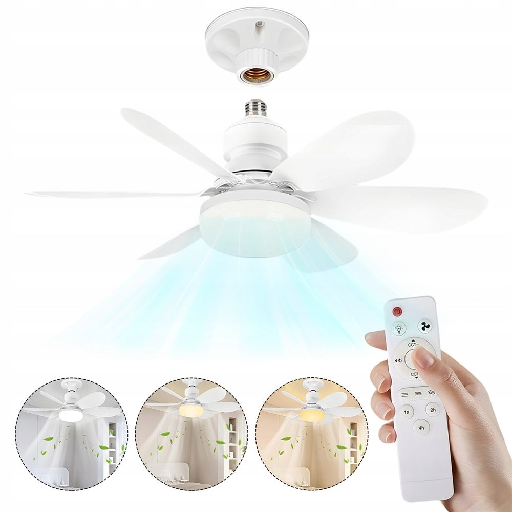 Ceiling Lamp With Fan, 3 Speeds, Ceiling Fan With Light