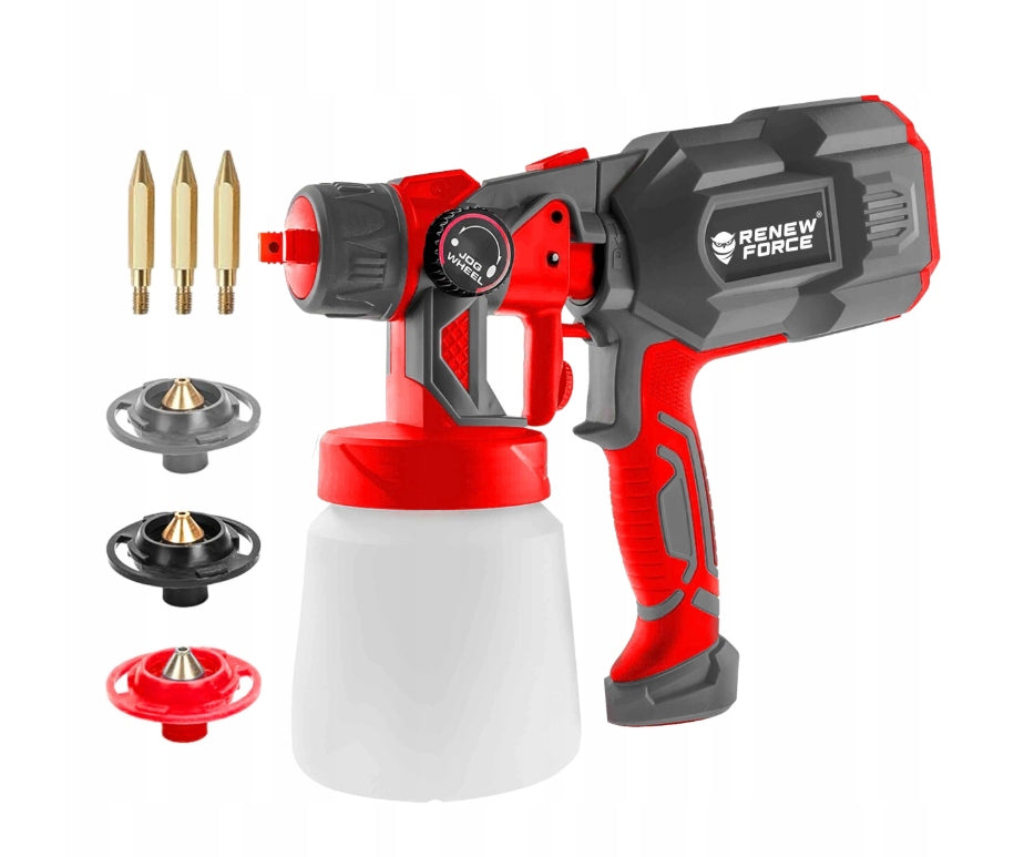 Ceiling Wall Paint Gun Electric Painting Unit 3 Nozzles Brand Renew Force