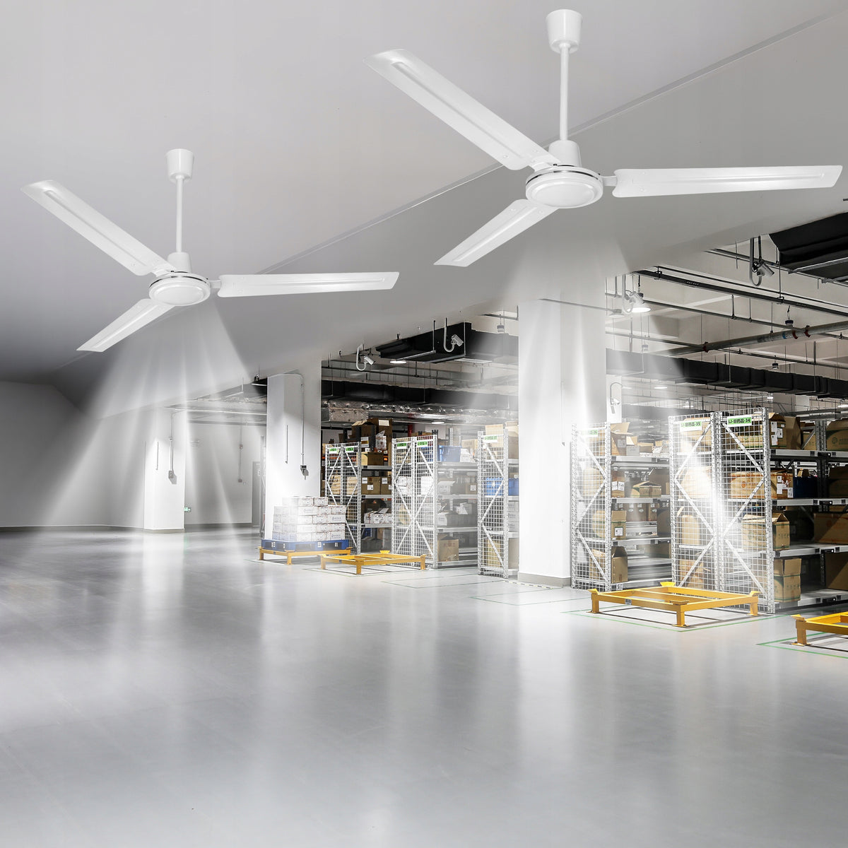 Ceiling fan EBERG HTX 140cm up to 80W fan + 5 speed controller Manufacturer code Wentylator sufitowy mocny 80W 140cm+regulator