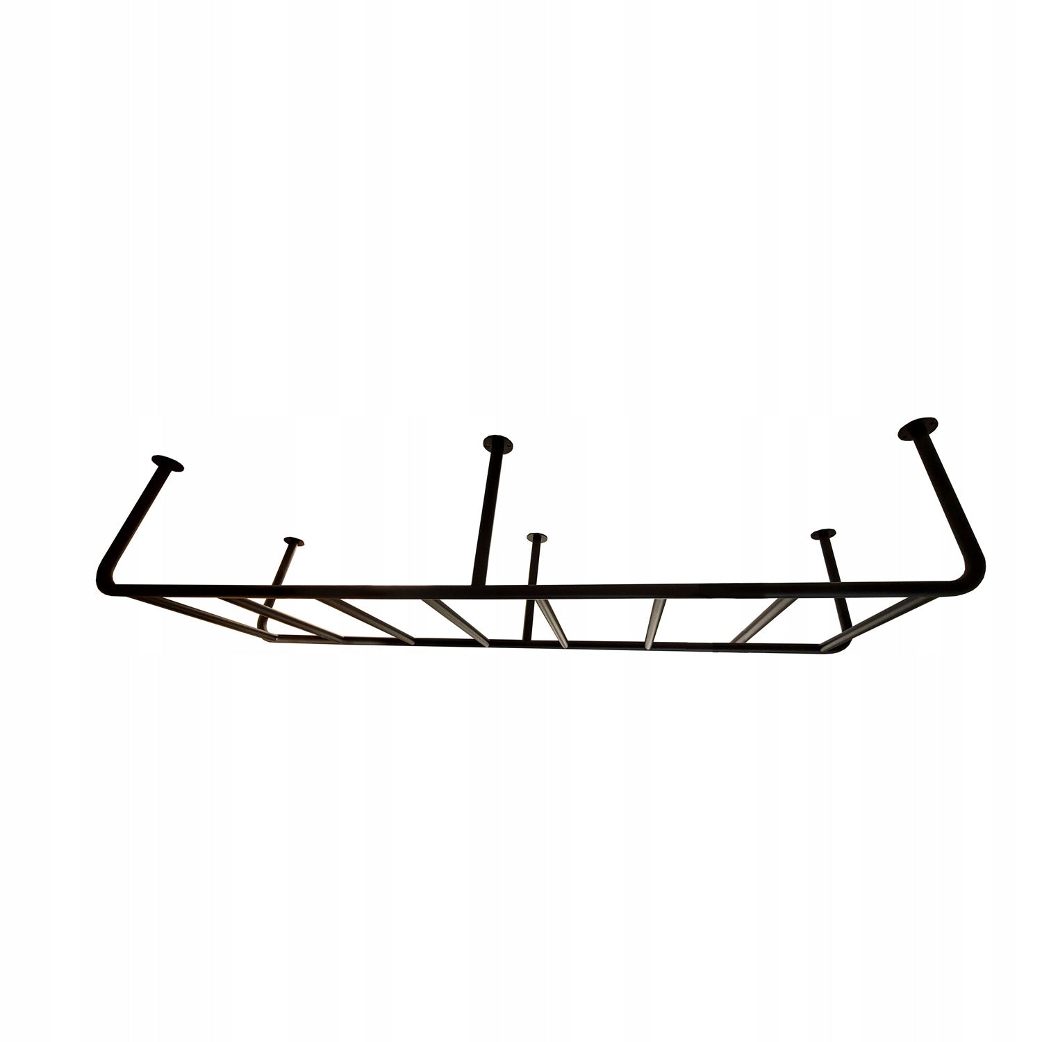 Ceiling gymnastic ladder SLIM black | metal | 200x40 cm | 100 kg Brand Małpiszon
