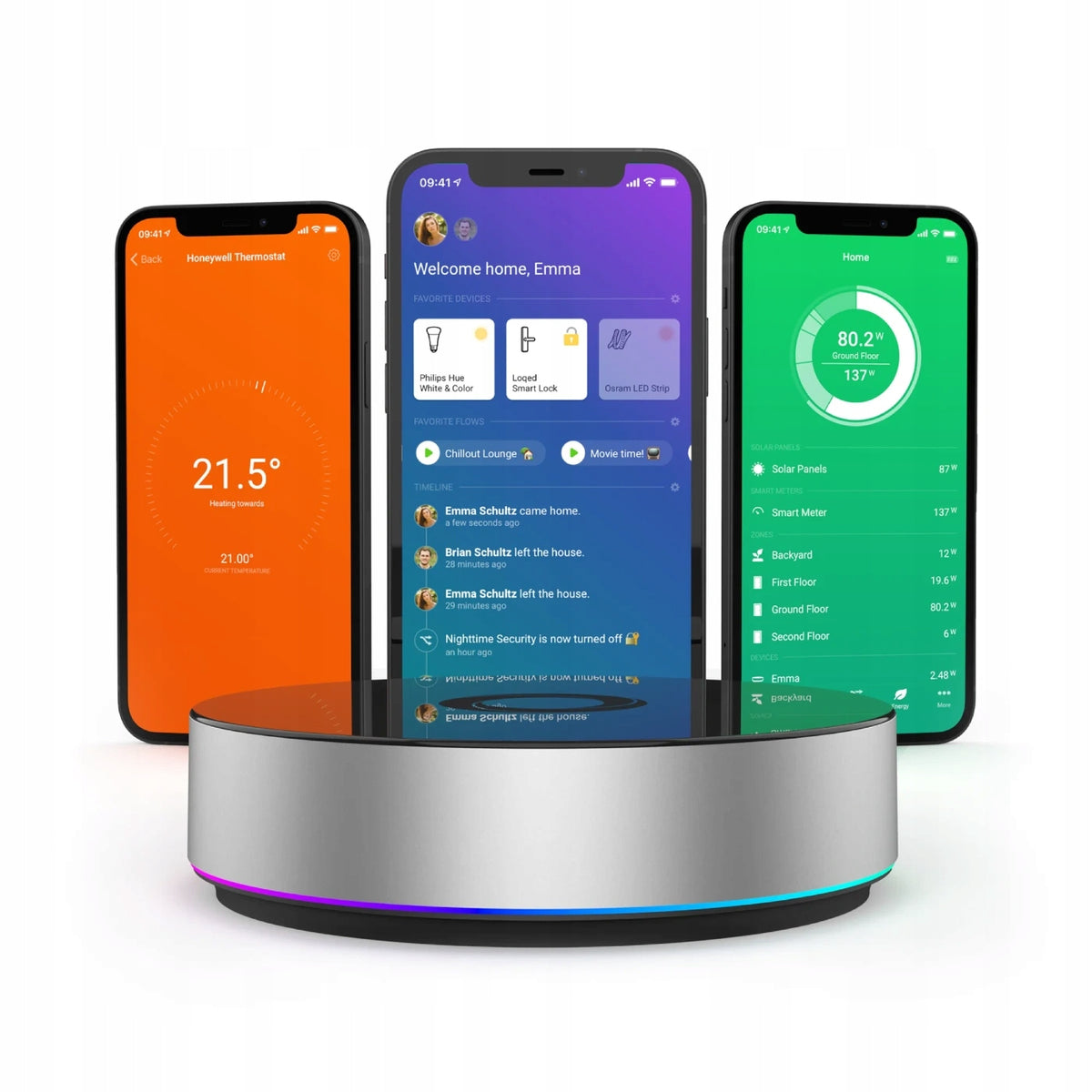 Central Gateway Homey Bridge Z-Wave Zigbee WiFi Bluetooth 433MHz IR Smart