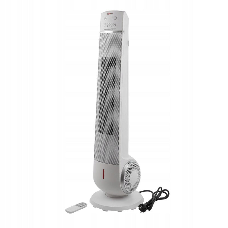 Ceramic COLUMN FAN Heater 2 GEARS 220W apron Product weight with unit packaging 3.86 kg