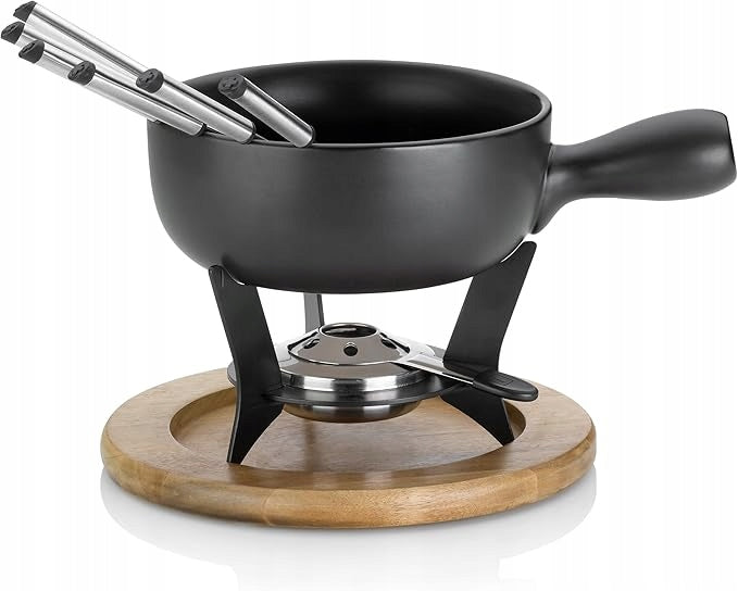 Ceramic Cheese Fondue Set KELA Country K3
