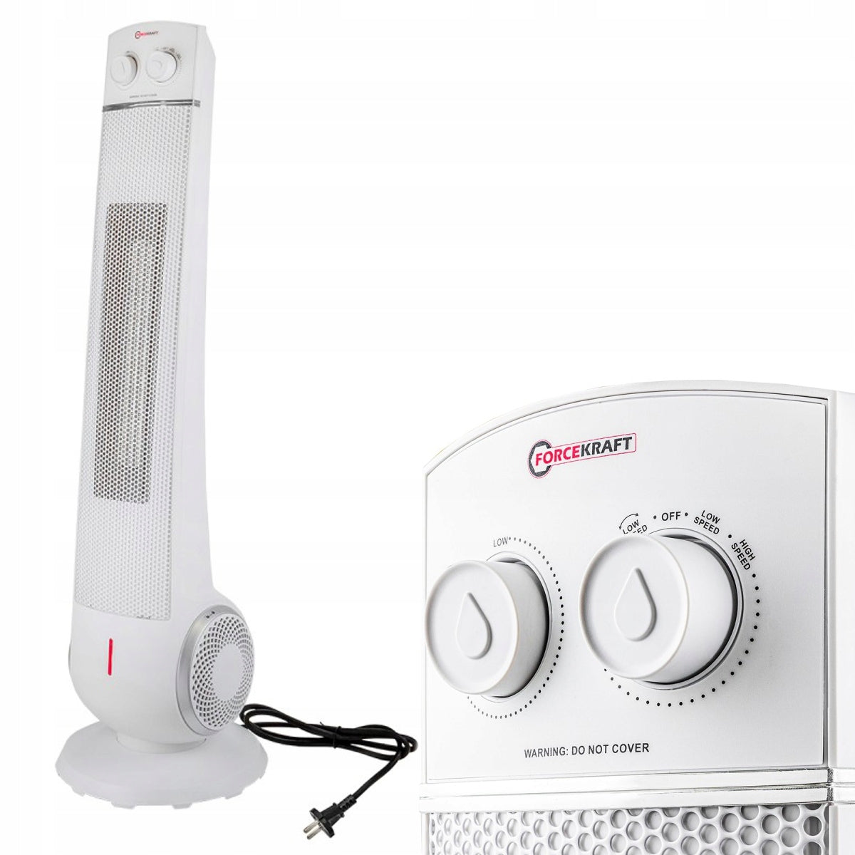 Ceramic Column Fan 2200 W Heater Thermostat Manufacturer code 56837