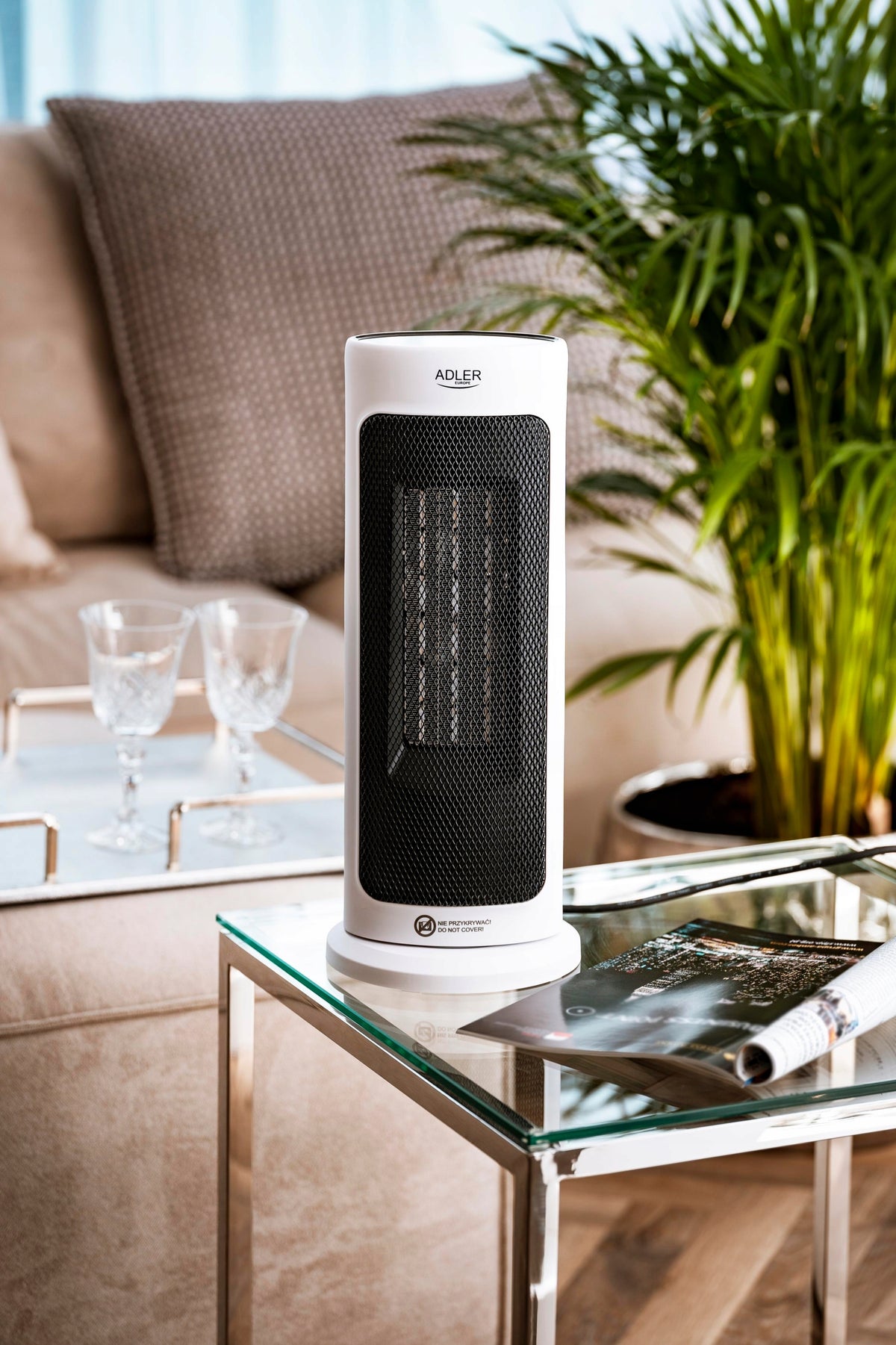 Ceramic FAN Farelka 2000W Timer Remote Control Adjustable Fan Manufacturer code TERMOWENTYLATOR Ceramiczny Farelka 2000W 7738