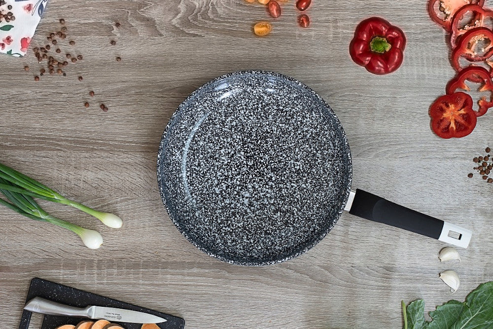 Ceramic GRANITE PAN Non-stick 28cm INDUCTION GAS 6157 Brand no brand