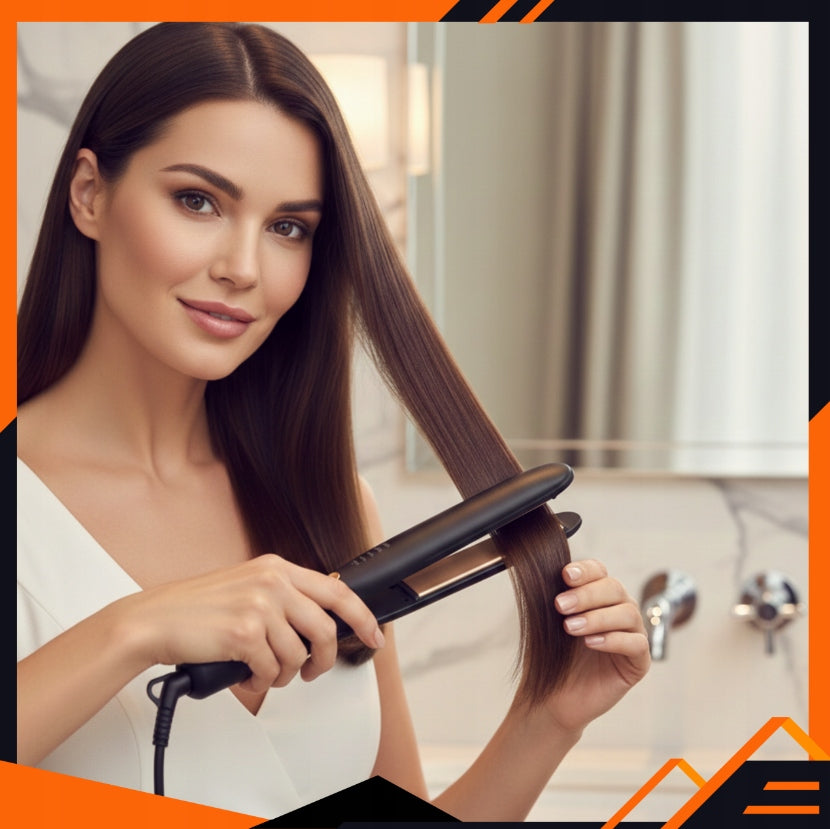Ceramic Hair Straightener 2in1 Mole Hair Temperature Control Brand no brand