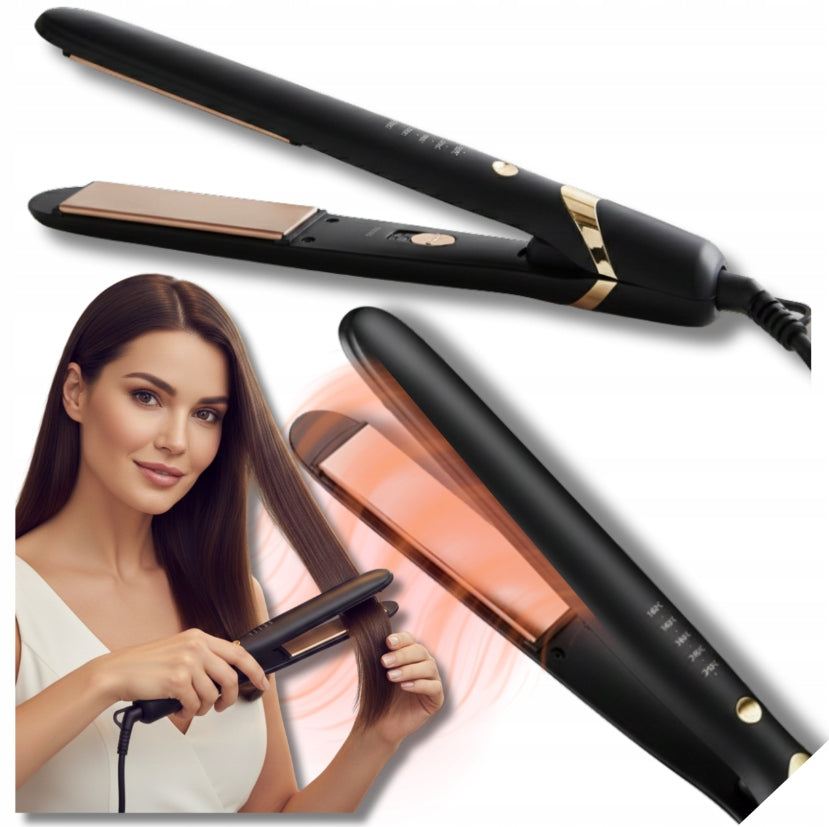 Ceramic Hair Straightener 2in1 Mole Hair Temperature Control