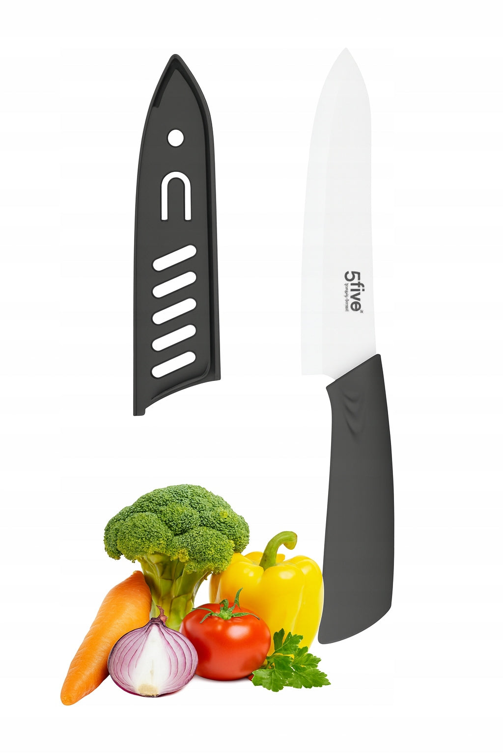Ceramic Knife Universal Chef Kitchen Cutting Sharp Lightweight with Cover