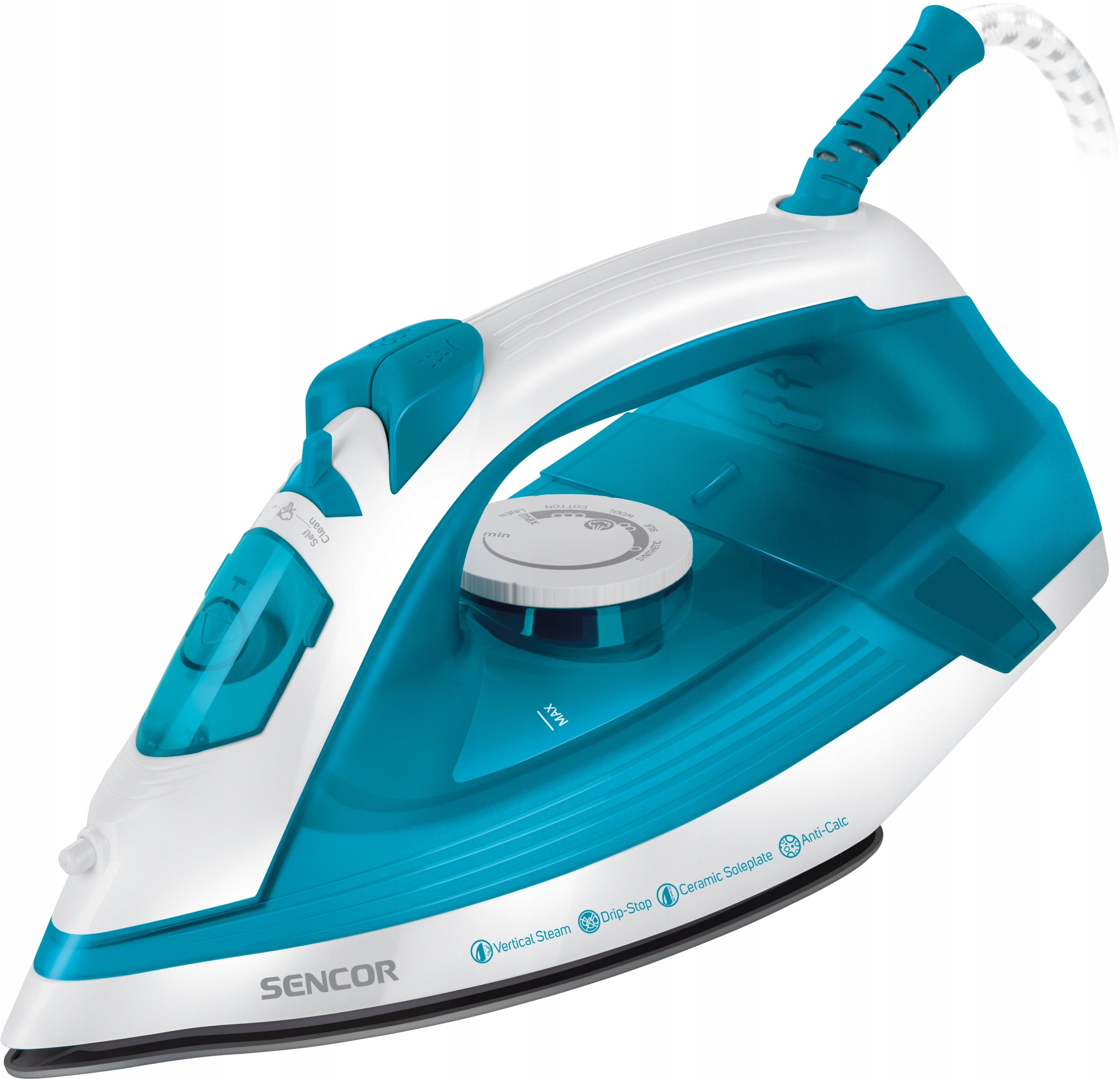Ceramic Steam Iron Sencor SSI2800BL 2000W 220ml Self-Cleaning Steam Manufacturer code SSI 2800 BL