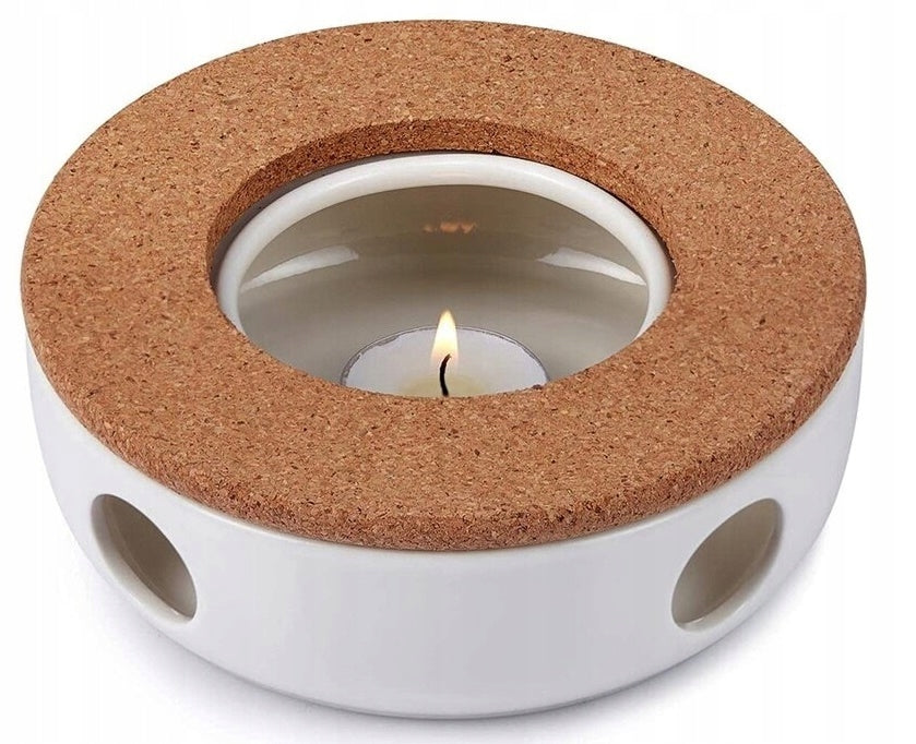 Ceramic Teapot Heater teapot 15x15 cm White Florina