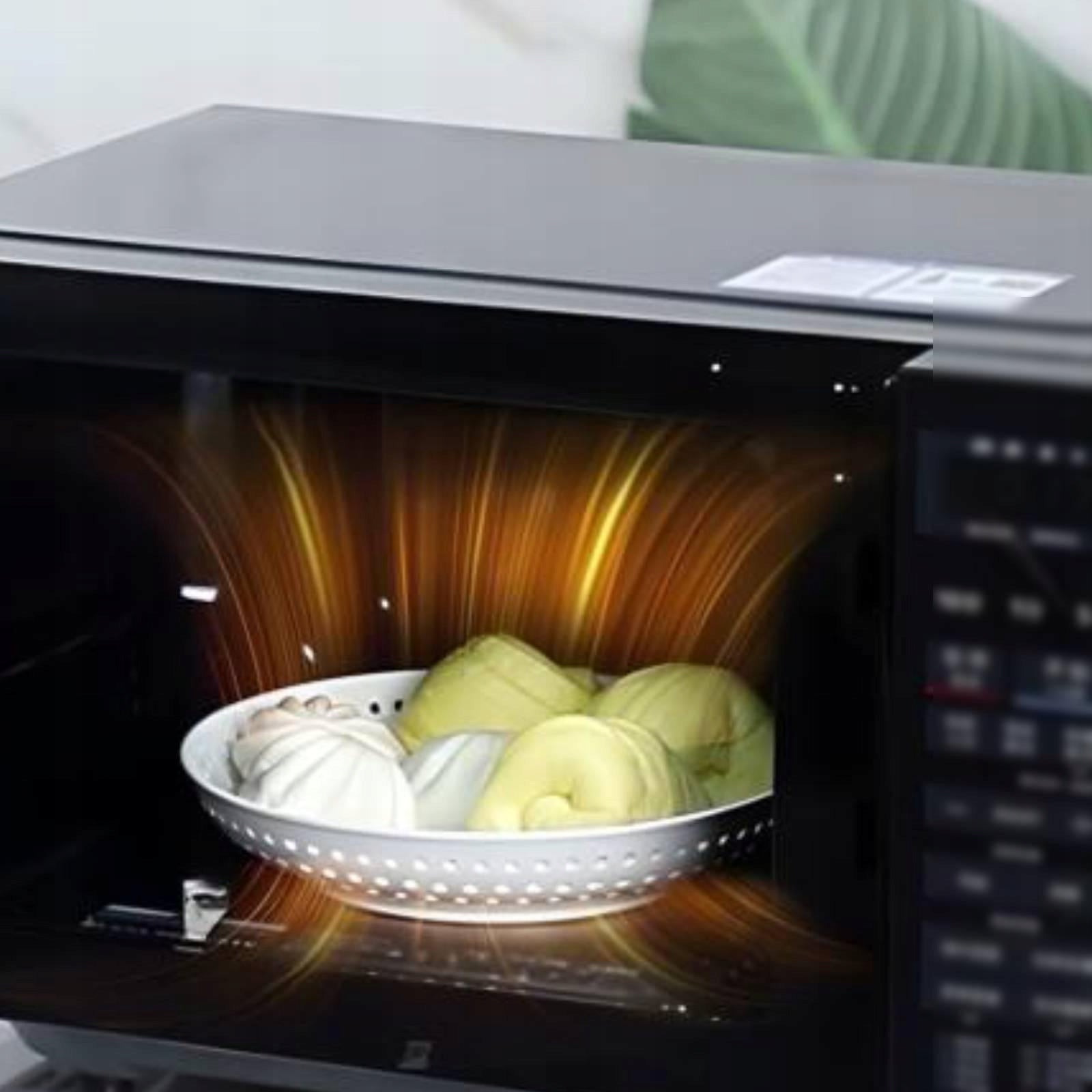 Ceramic Vegetable Steamer Basket Storage Compact Fruit Strainer Portable L Packaging status original