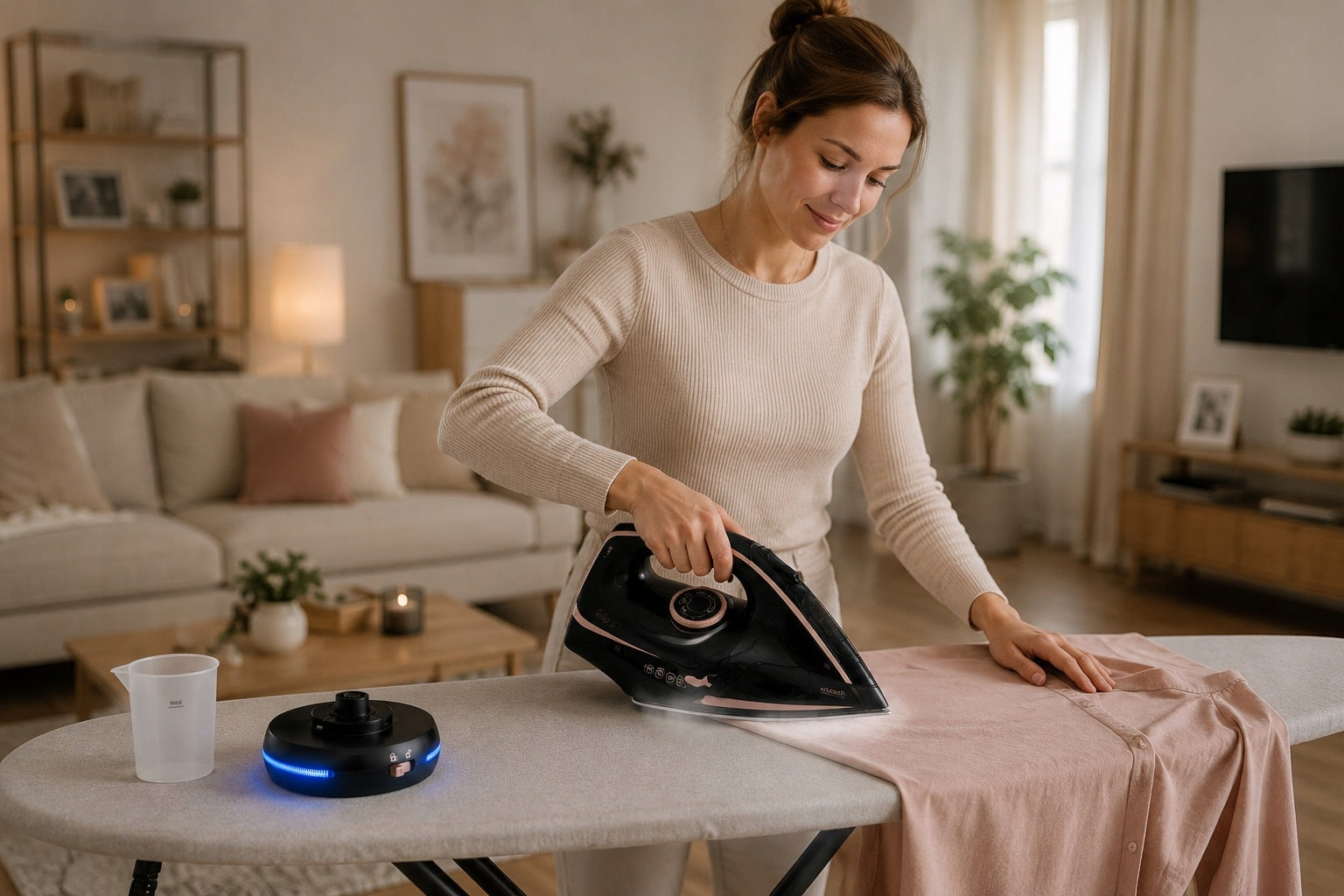 Ceramic WIRELESS Steam Iron 2200W 2in1 LED STATION Without Cable Manufacturer code 710122