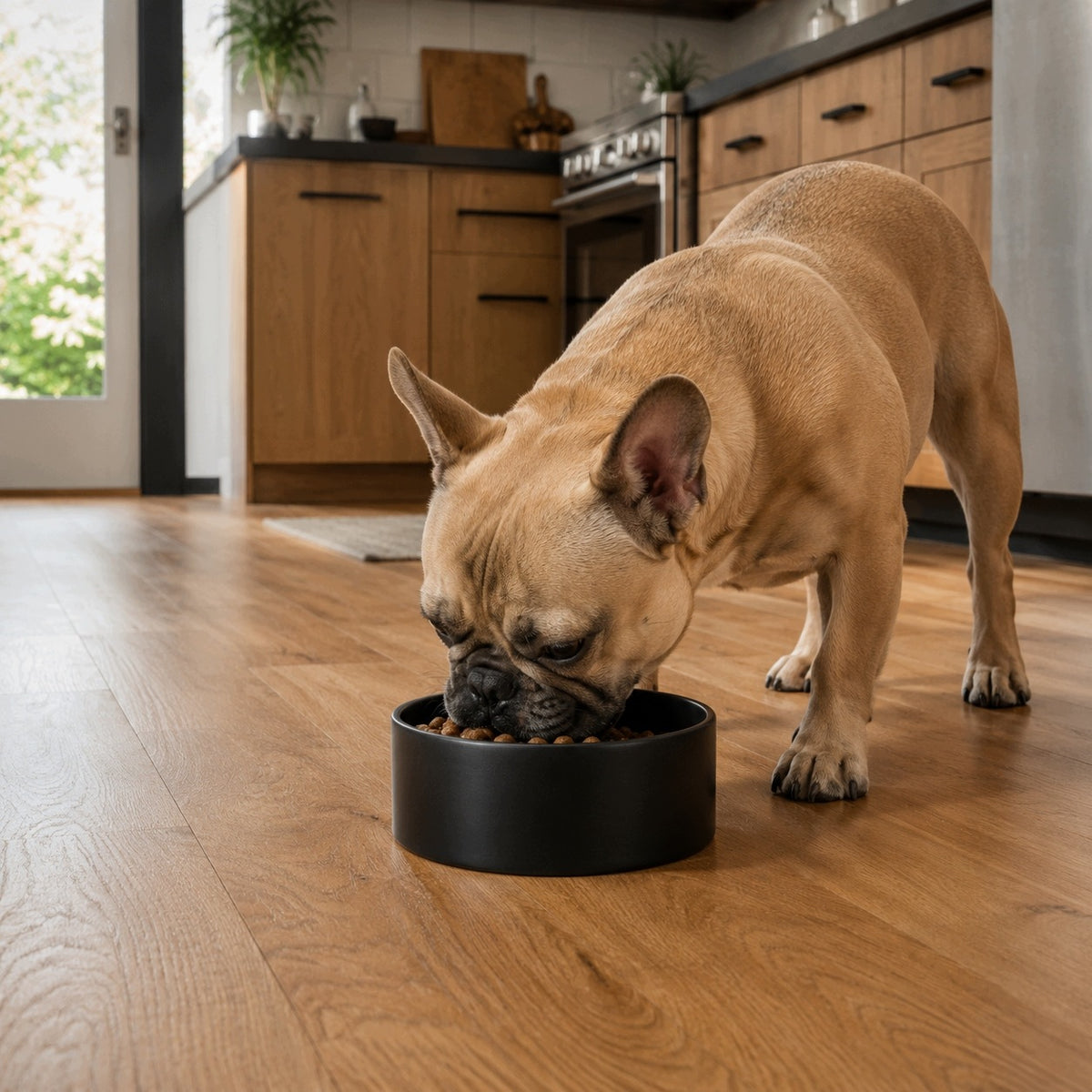 Ceramic bowl for cat dog black Ø 12,7 cm for food water flavors 400 ml Manufacturer code 5903726133678