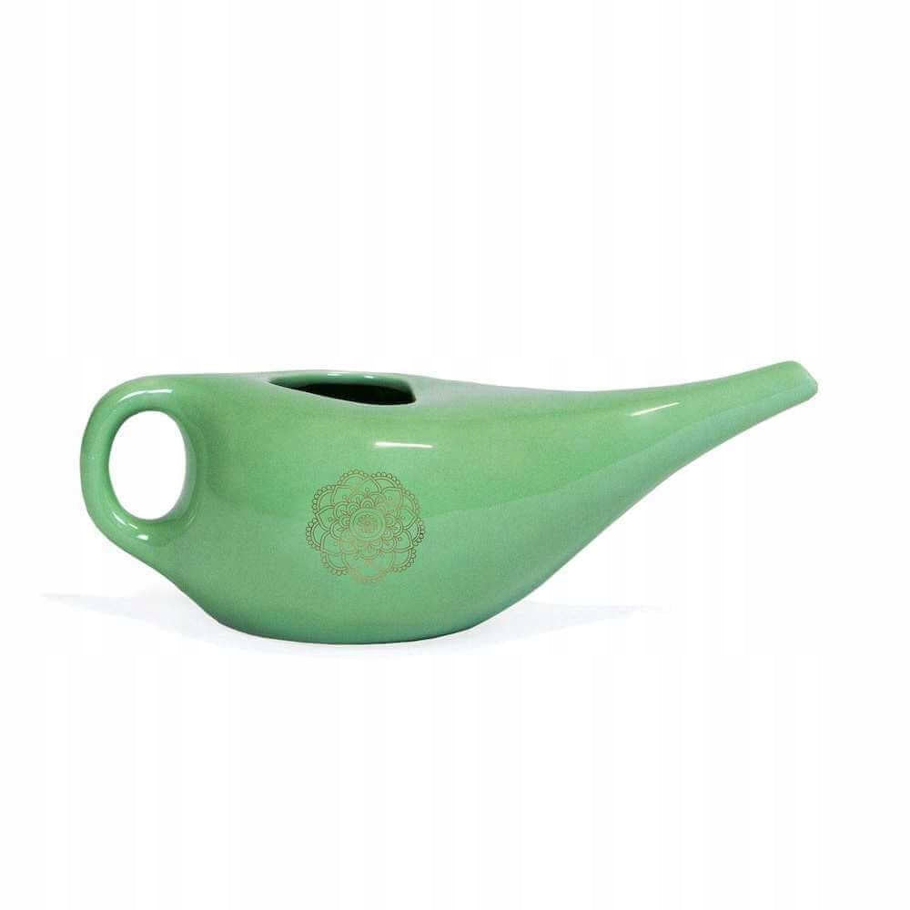 Ceramic dish Bodhi Neti Pot - rinsing nose and sinuses
