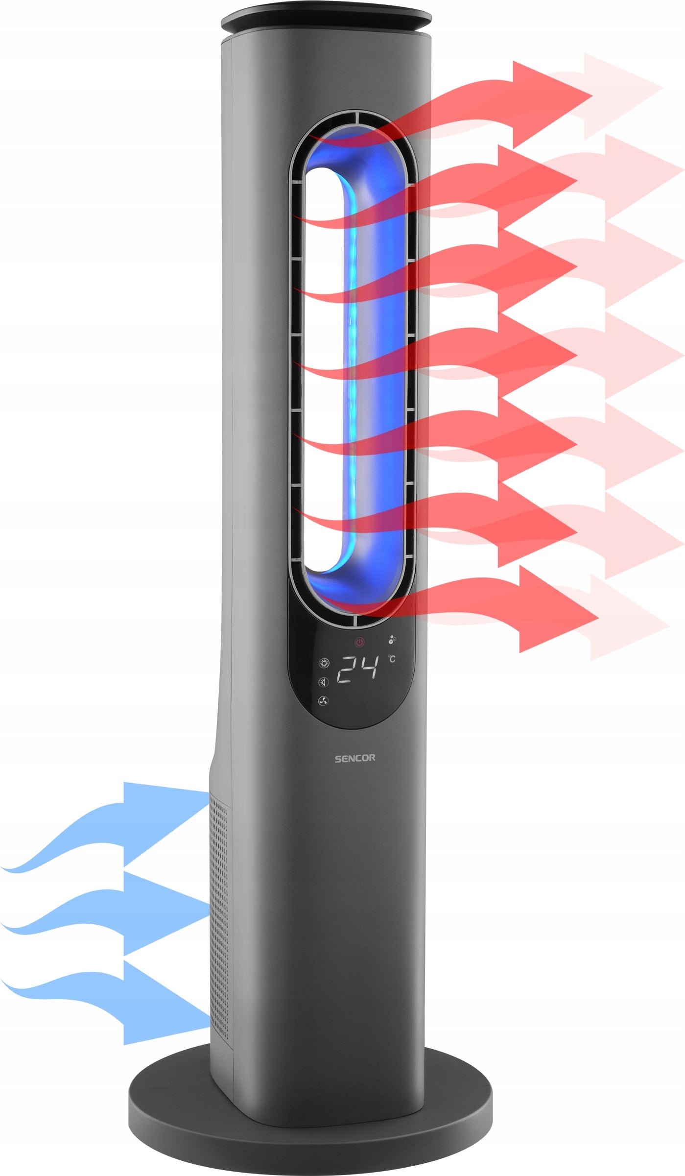Ceramic electric heater Sencor SFH 3704SL 2000 W + FREEBIE Packaging status original