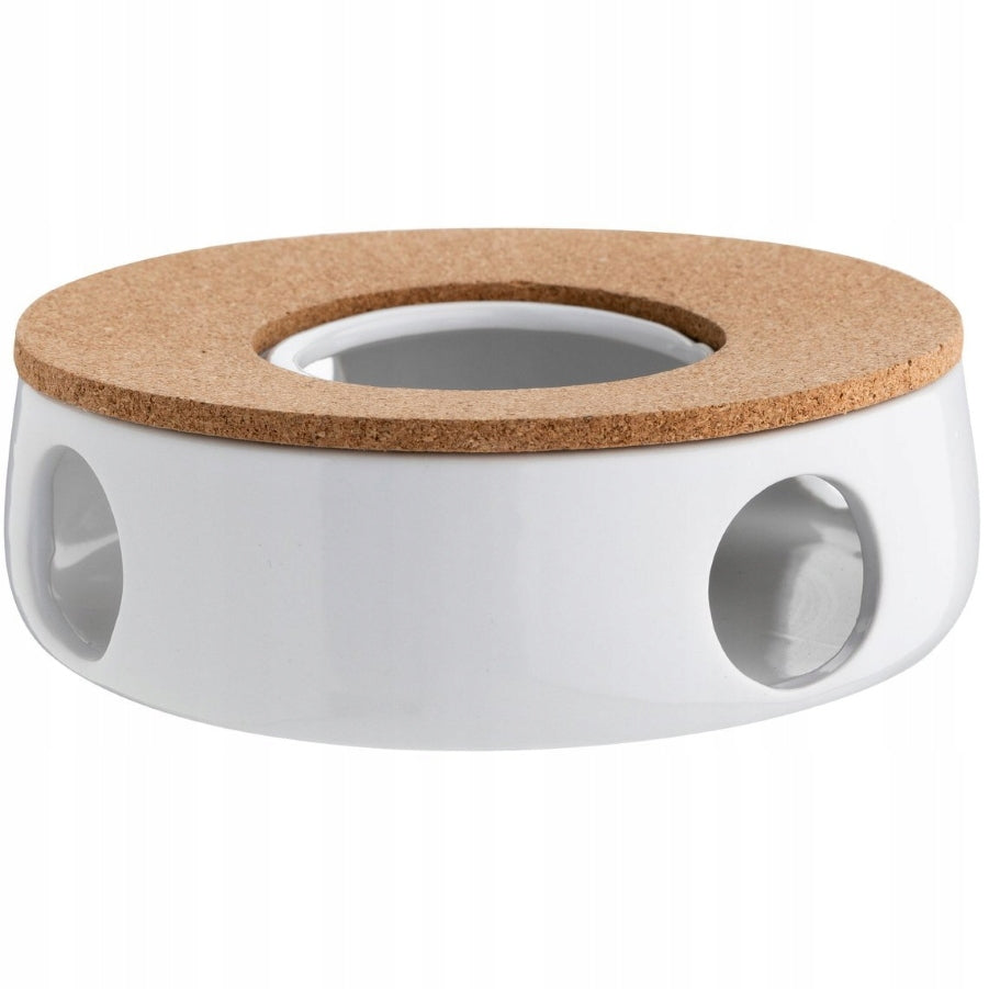 Ceramic heater with stopper FLORINA Adria 15x15x5 cm TEALIGHT WHITE Packaging status original