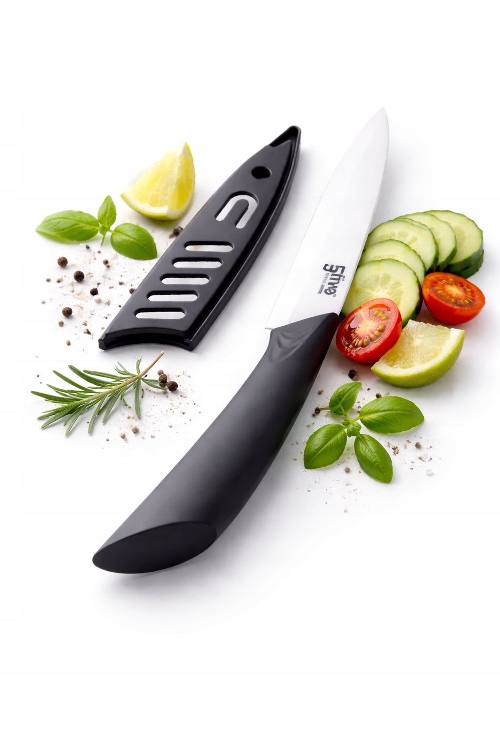 Ceramic knife 17.5 cm For fruit vegetables Sharp light