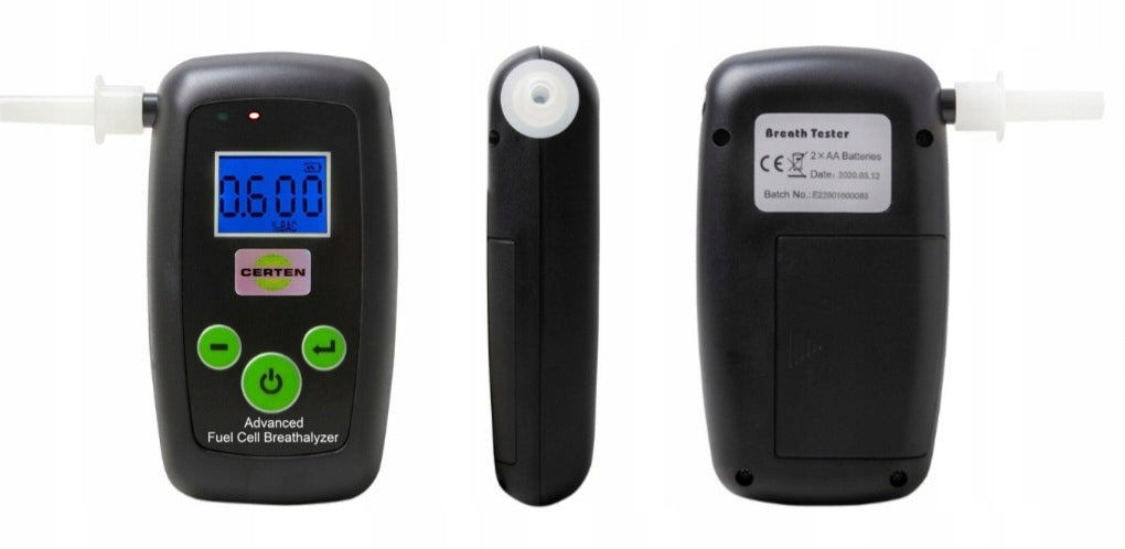Certen Personal breathalyzer with certificate + service Color black