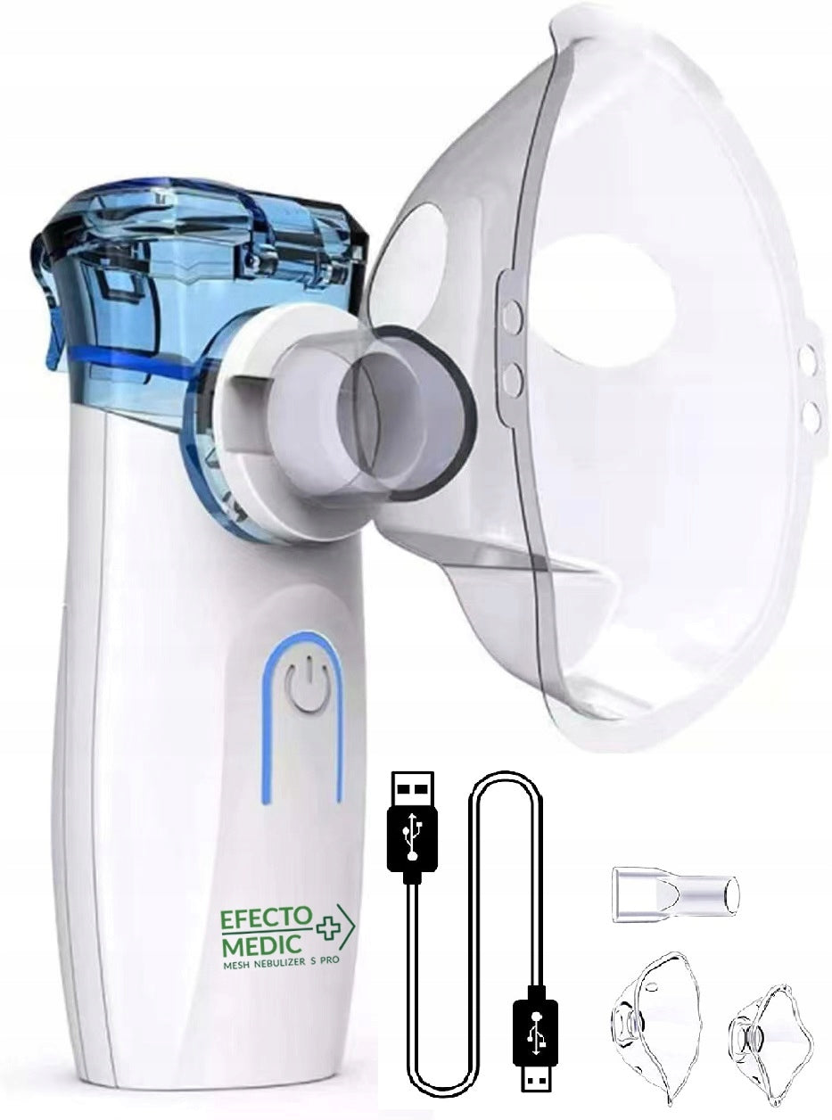 Certified Mesh Nebulizer Inhaler EFECTO MEDIC S Pro Original Manufacturer code EFECTO MEDIC S PRO -Dla Dzieci i Dorosłych