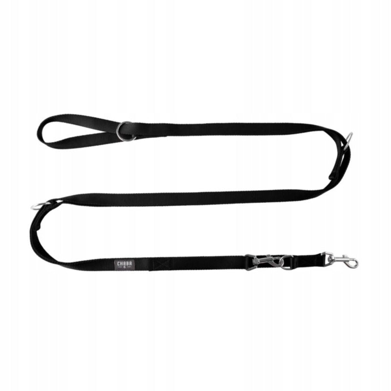 Chaba dog leash extension tape 25 mm 4 m black Brand Chaba