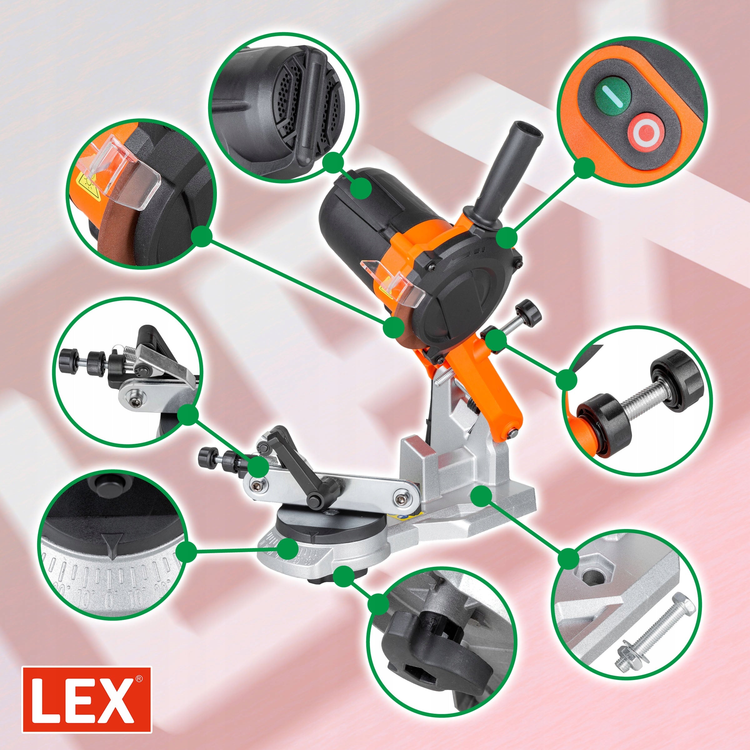 Chain Sharpener ELECTRIC Chain Sharpening SAW BLADES EAN (GTIN) 5901122712145