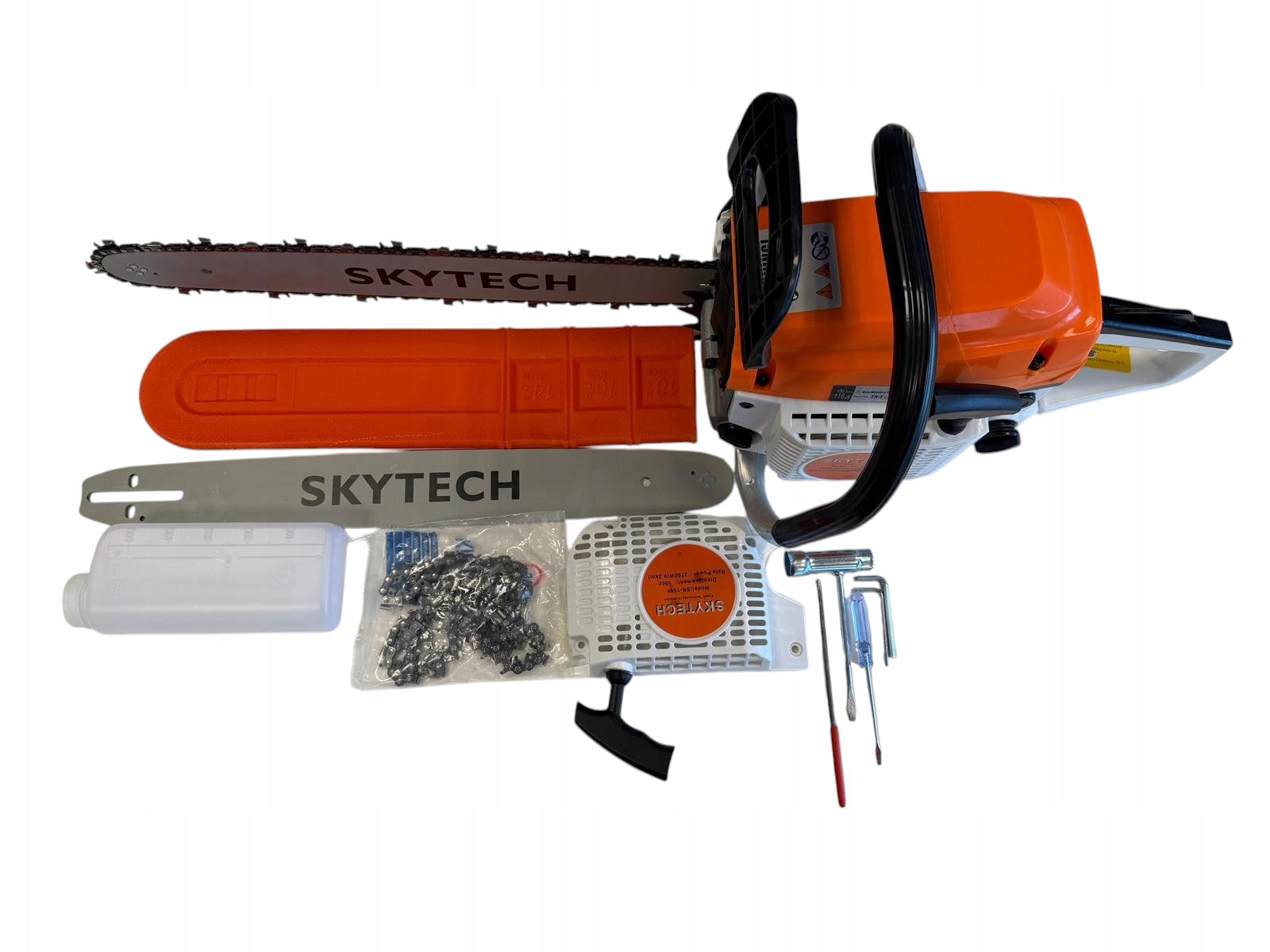 Chainsaw 58 cc / 2750 W (6,2 HP) Batteries included no