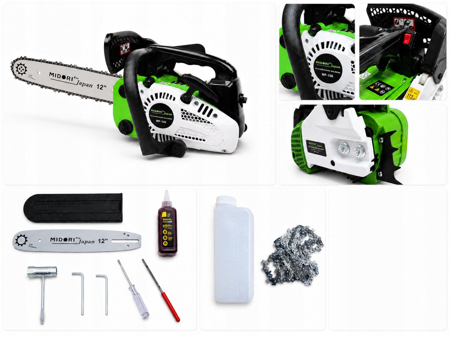 Chainsaw MIDORI Pro Japan 12", 4.2 HP