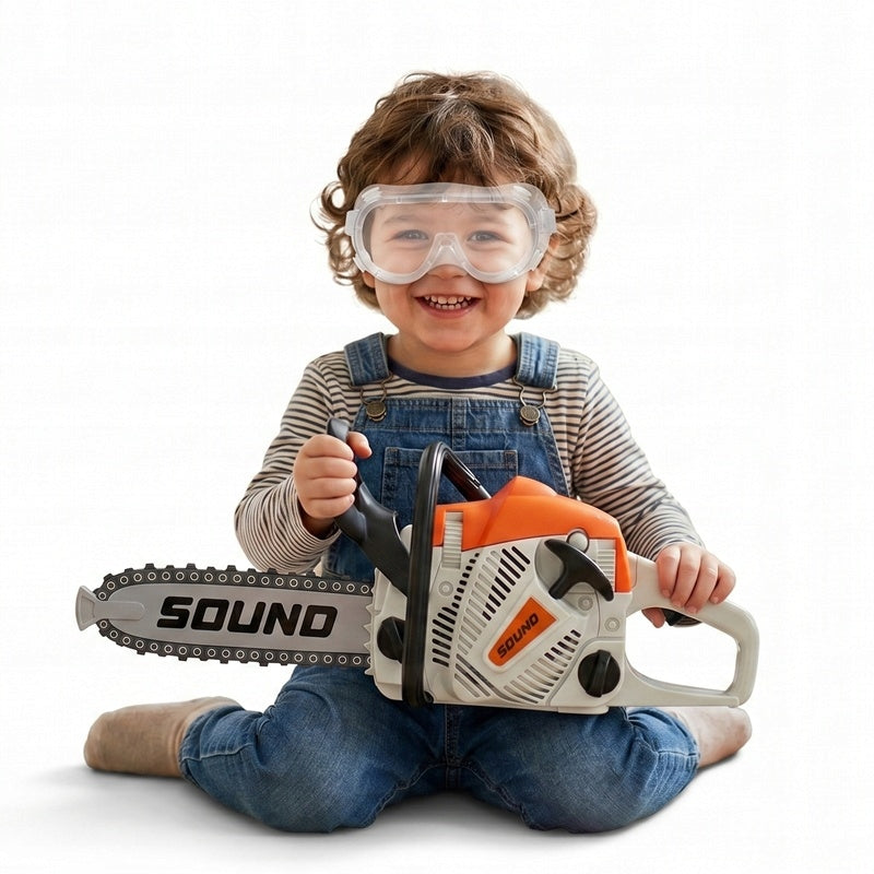 Chainsaw Motor Combustion Mechanical Moving Chain Glasses Packaging status original