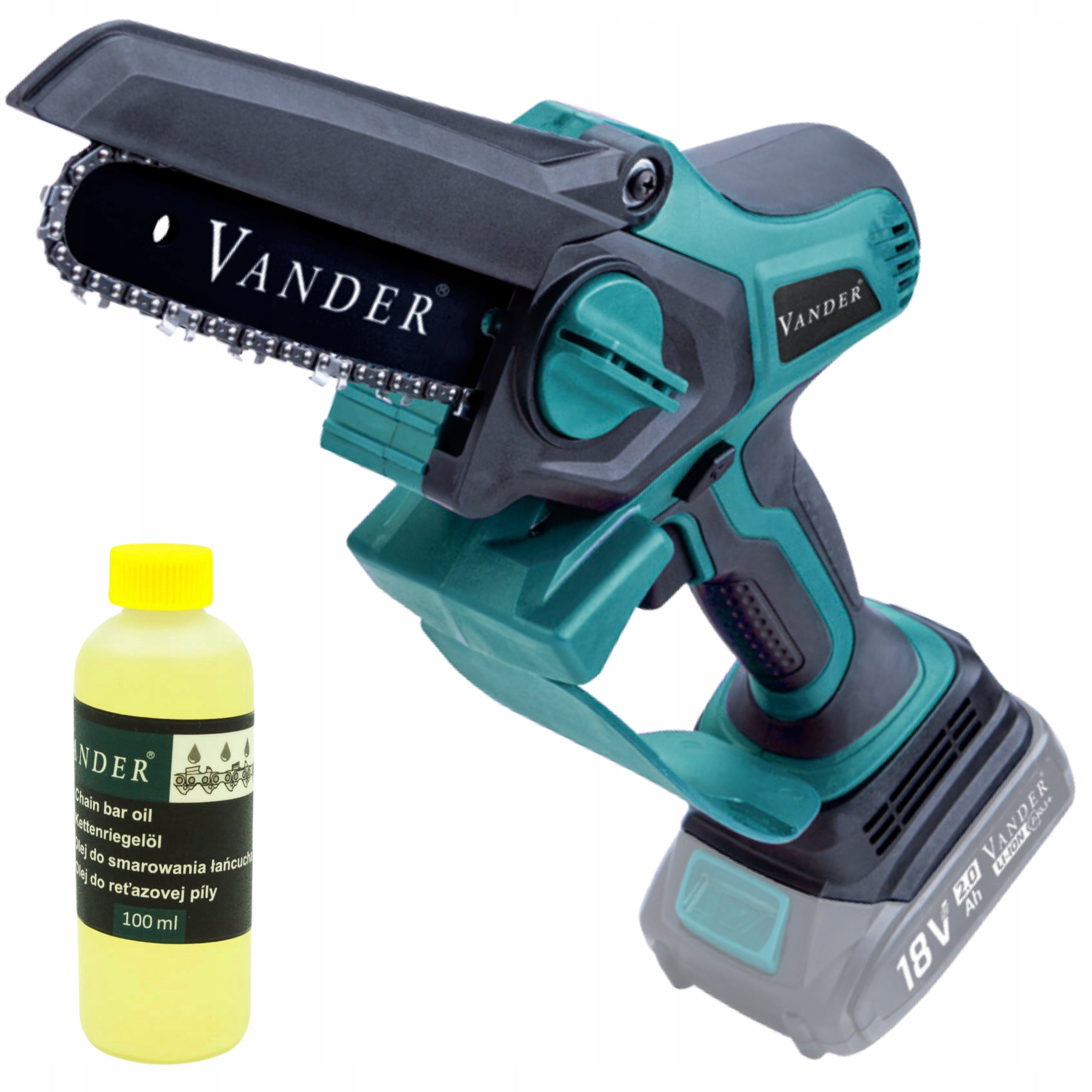 Chainsaw for branches with the possibility of buying an 18V VANDER telescope
