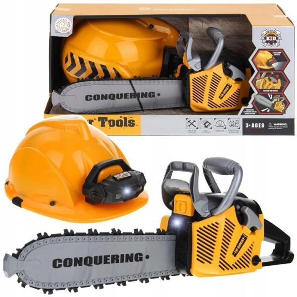 Chainsaw for children Saw + helmet